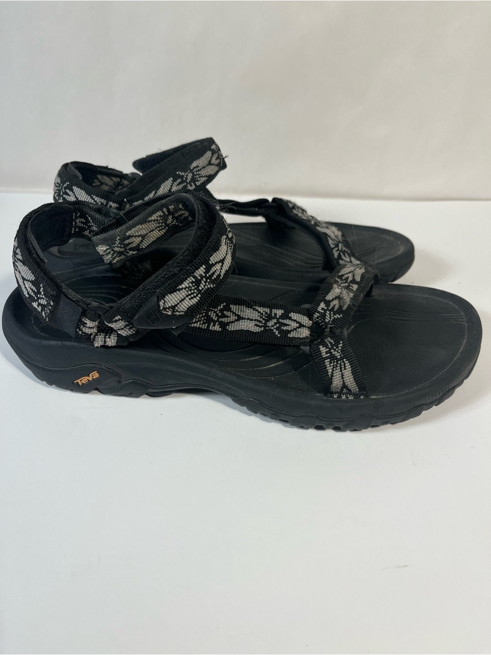 Teva women's Hurricane 4 Walking Sandals 4176 Hazel Black Outdoor Strappy Sz 10
